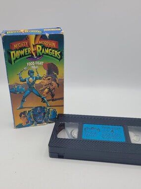 1993 Mighty Morphin Power Rangers Food Fight VHS